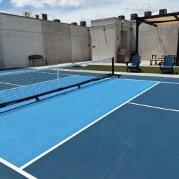 tennis courts outdoors