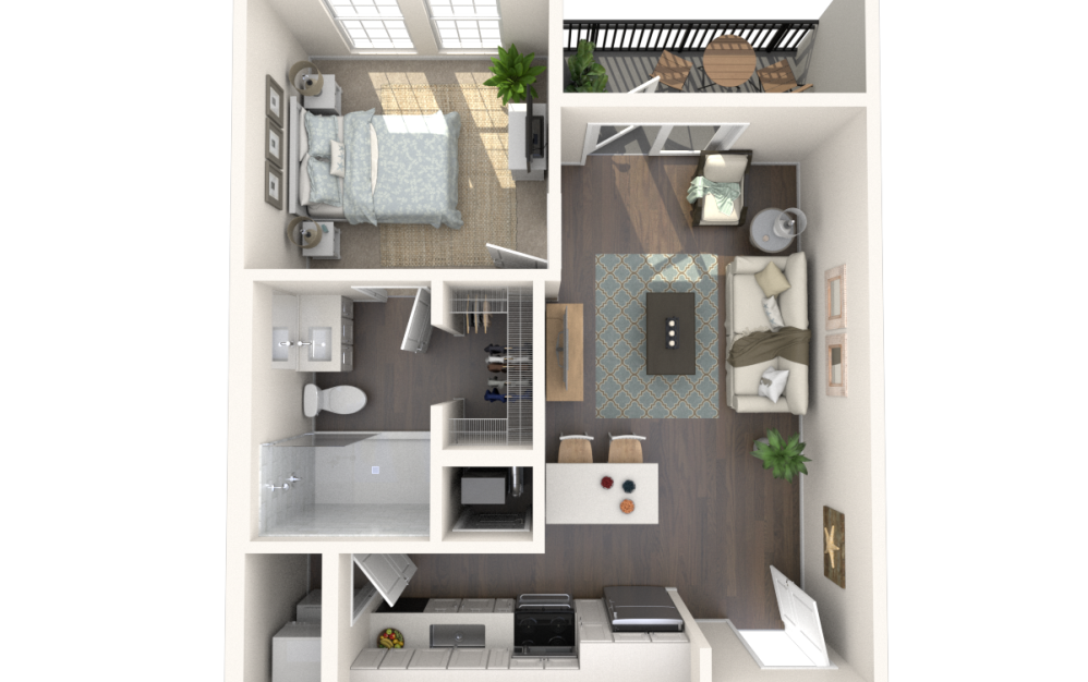 Summer Short Term, Furnished  One Bed