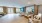 a leasing office lobby with couches